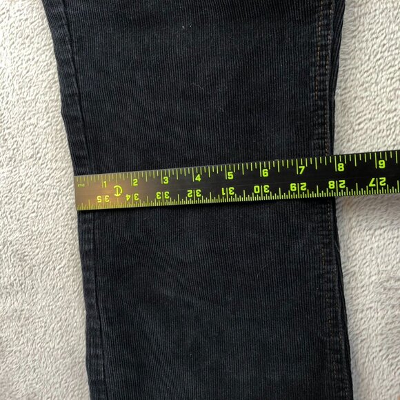Polo Jeans Co. Womens Wendy Jean Pants Size 8/30 Black Corduroy Bootcut Y2K - Picture 9 of 13